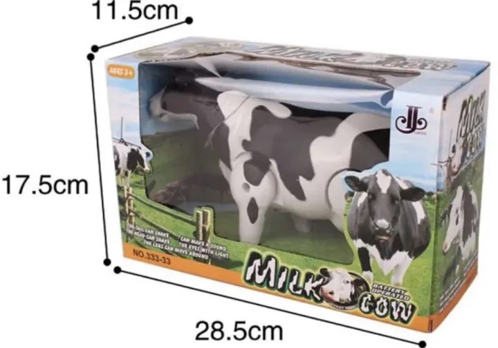 Picture of Battery Operated Milk Cow Toy - Multi-color