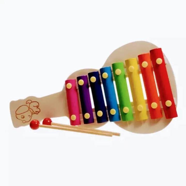 Picture of Children/Kids 8 Tones Piano Wooden Xylophone Guitar Music Toy
