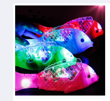 Picture of Electric Fish toy Automatic moving cat fish toy with Music