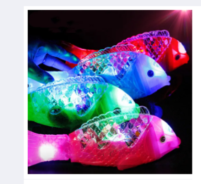 Picture of Electric Fish toy Automatic moving cat fish toy with Music