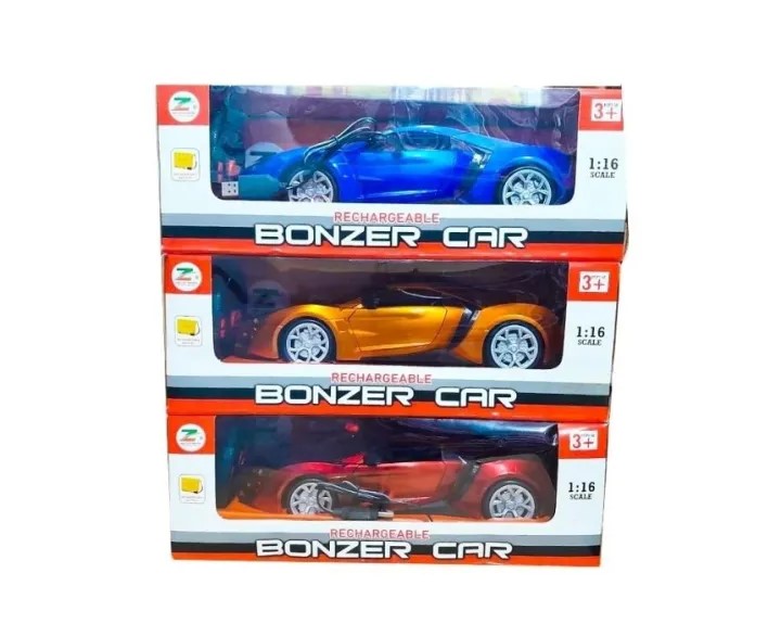 Picture of Rechargeable Remote Control Sports Car with Steering Wheel Controller – Bonzer Car with Opening Doors