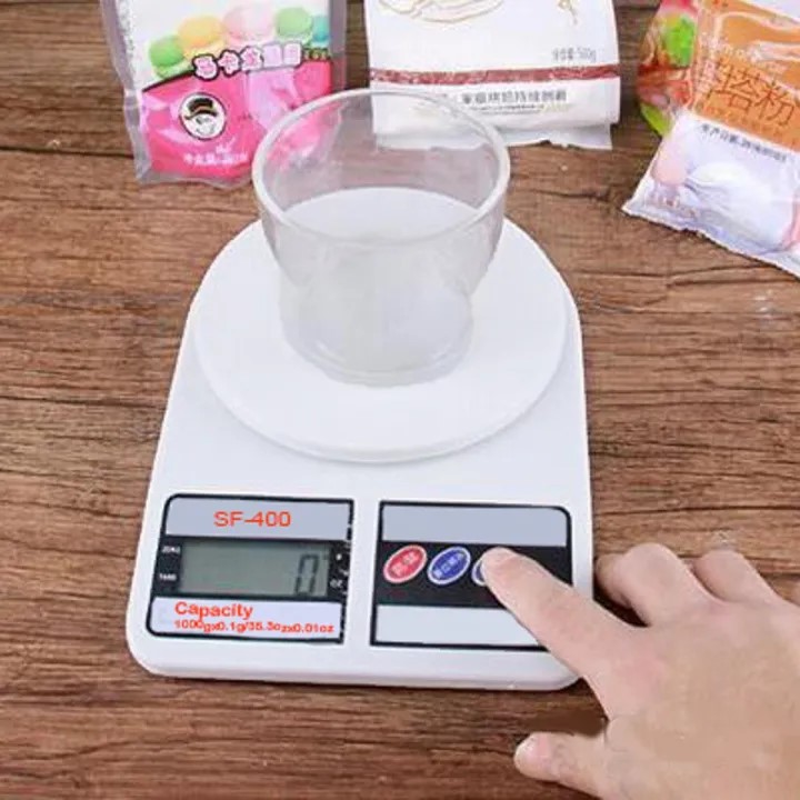 Picture of Digital Scale 10kg 1g Household Weight Scales Platform Electronic Balance Kitchen scale Baking Measure Food Cooking Tools White