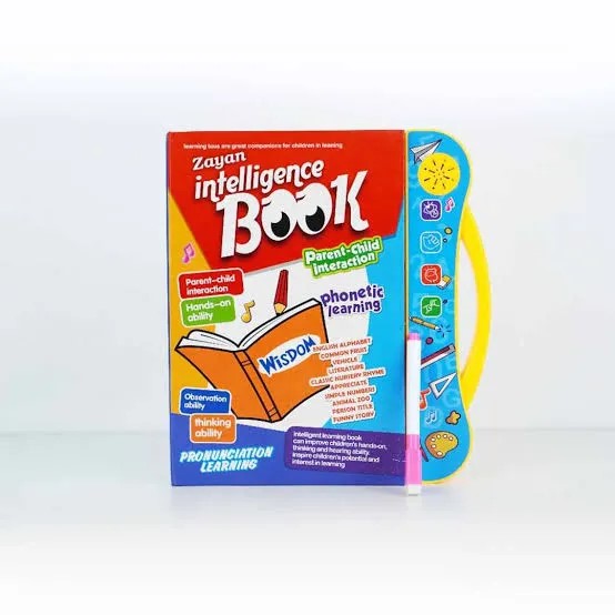 Picture of Updated Rechargeable Intelligence Baby Book Talking and Voice Recording Book for Kids Learn English, Bangla & Arabic with Sound & Fun For Gift