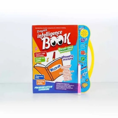 Picture of Updated Rechargeable Intelligence Baby Book Talking and Voice Recording Book for Kids Learn English, Bangla & Arabic with Sound & Fun For Gift