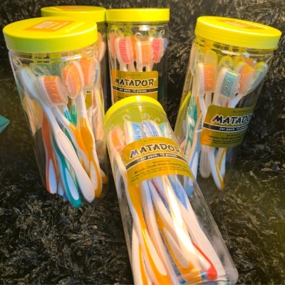 Picture of Matador Soft ToothBrush With Cap- 1 Jar -12 Pcs