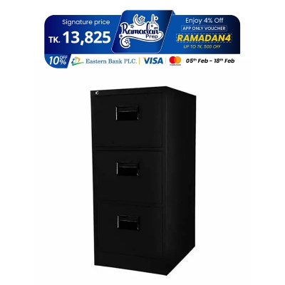Picture of Regal Metal File Cabinet Black