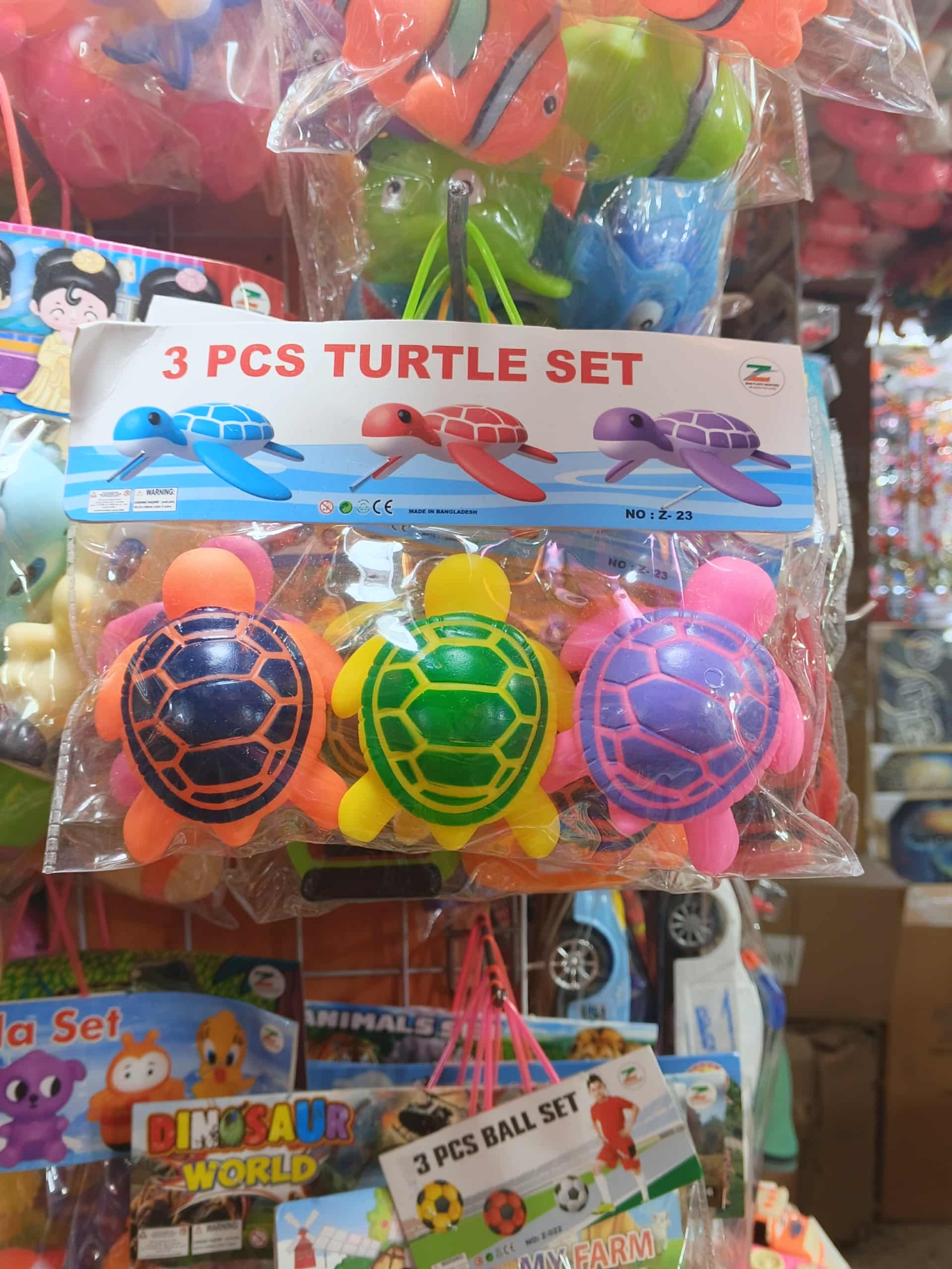 Picture of 3pcs Turtle Set pvc toy for kids
