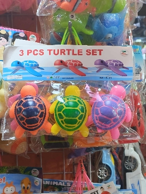Picture of 3pcs Turtle Set pvc toy for kids