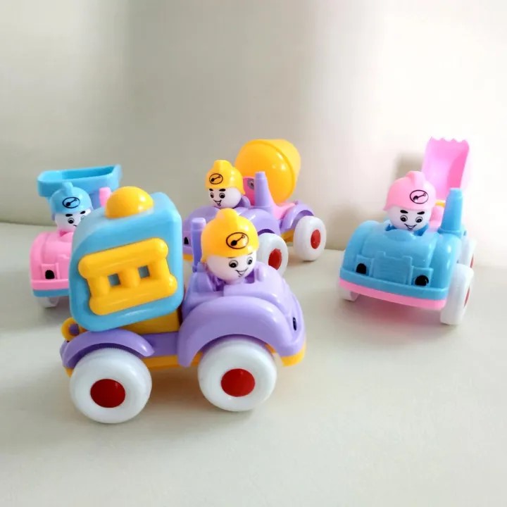 Picture of 4 PCS BABY CONSTRUCTION PLAYING CAR FOR FUN
