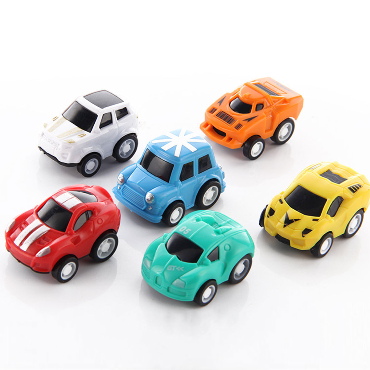 Picture of 6pcs Mini Pullback Car Toy Set for Kids