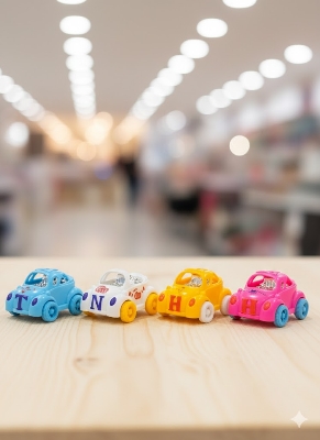 Picture of 4pcs family car toy for kids for gift