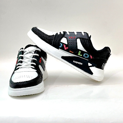 Picture of Black & White Stylish and Fashionable Winter and Summer Exclusive Sneakers Converse Shoes for Men-Multicolor