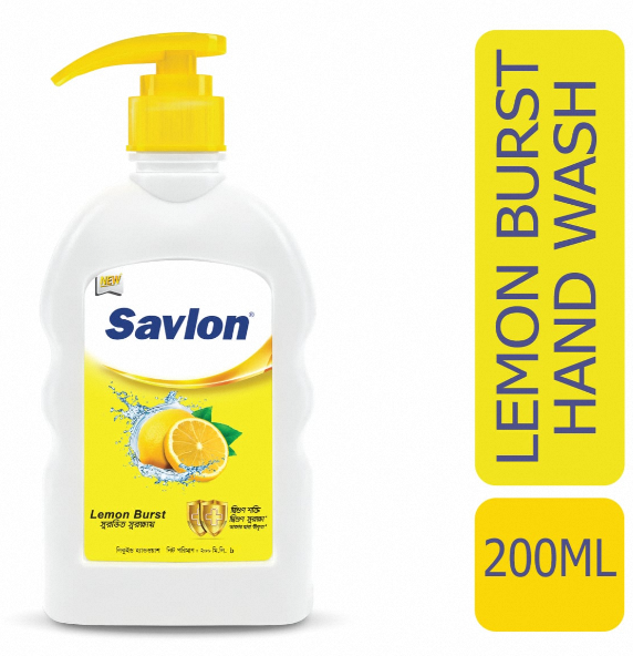 Picture of Savlon Handwash Lemon Burst  200ml Pump
