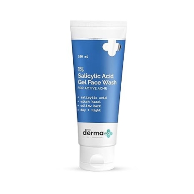 Picture of The Derma Co 1% Salicylic Acid Gel Face Wash for Acne | Deeply Cleanses & Exfoliates | Helps Reduce Acne & Controls Oil Production-100ml