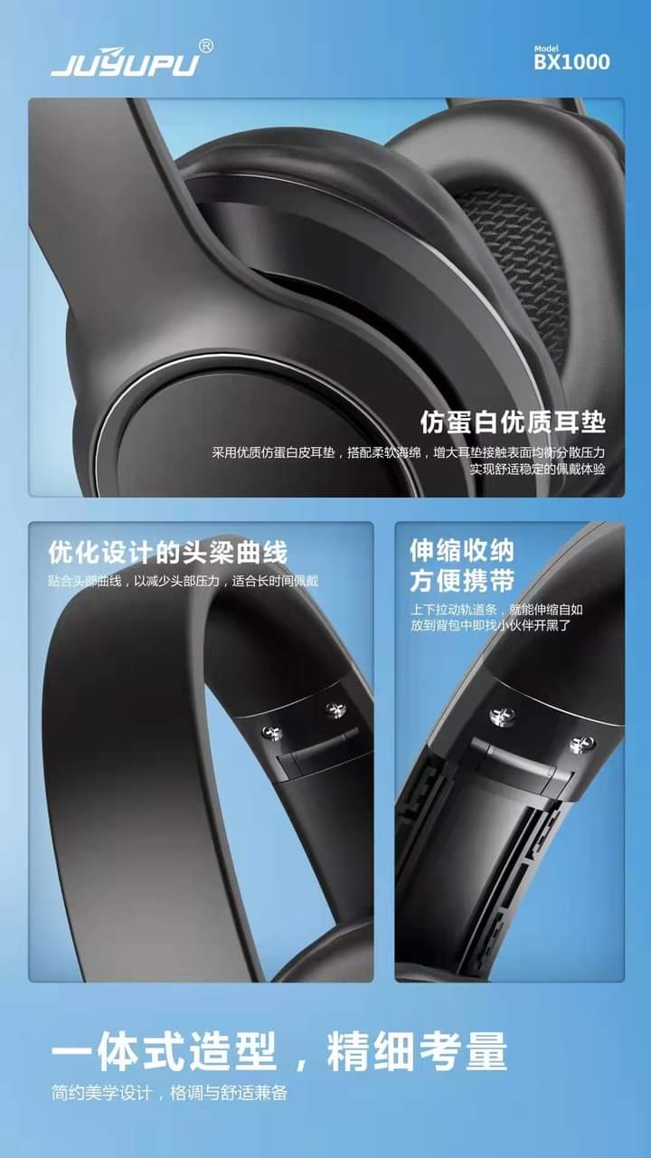 Picture of JUYUPU  BX1000 Headset - Black