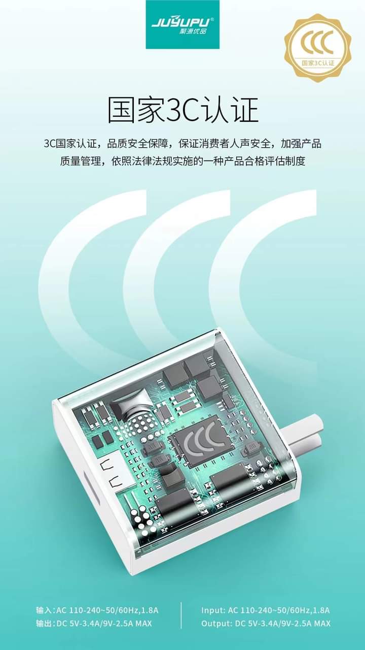 Picture of 22.5 watt Fast Charger Adapter - Micro Usb, Iphone, Type-C