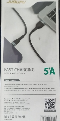 Picture of 5A Fast Charging Nylon Data Cable - Type-C, Micro, Iphone