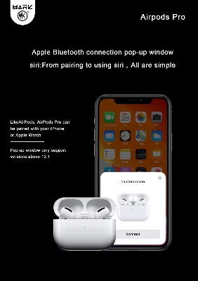 Picture of JUYUPU  BT300 2nd gen Airpods  high quality Earbuds_TWS - White