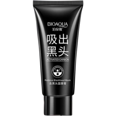 Picture of Bioaqua Activated Bamboo Charoal Blackhead Remover- 60g - 