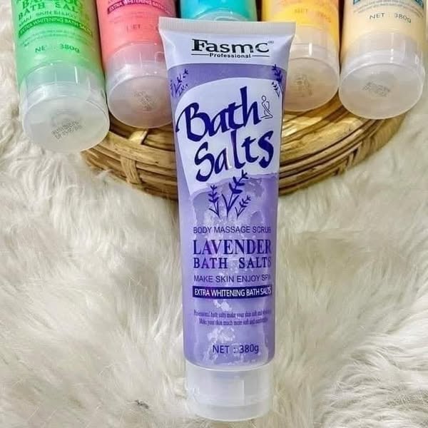 Picture of Fasmc Lavender Bath Salts Bath Scrubs- 380g - Lavender
