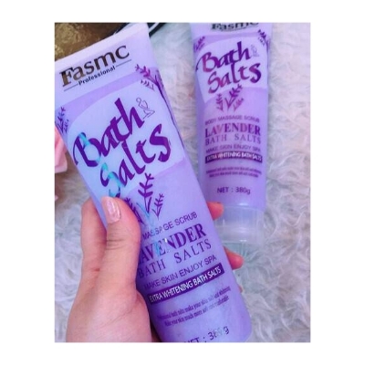 Picture of Fasmc Lavender Bath Salts Bath Scrubs- 380g - Lavender