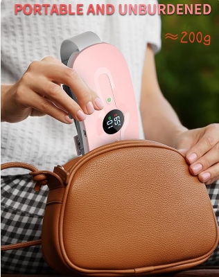 Picture of Lightweight Period Pain Relief Device Belt System with Giftbox- Pink - Pink