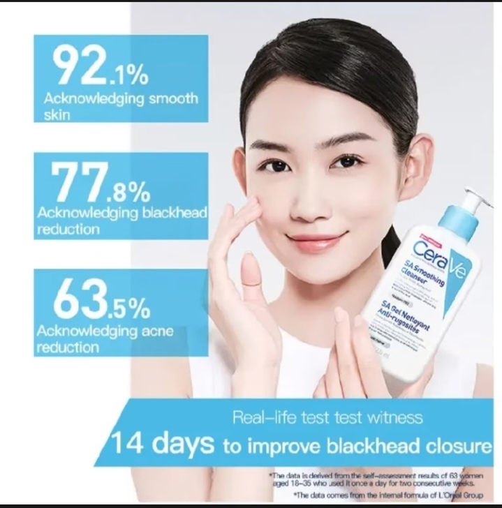 Picture of CeraVe SA Smoothing Face Cleanser- 236ml - 