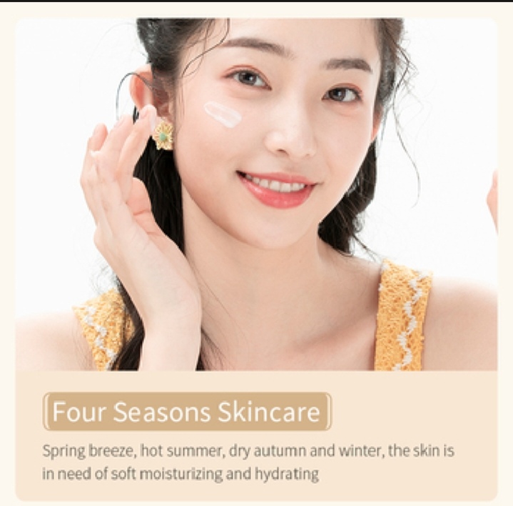 Picture of Bioaqua Rice Raw Pulp Rice Extracted Hydrating & Moisturizing Face Cream-50g - 