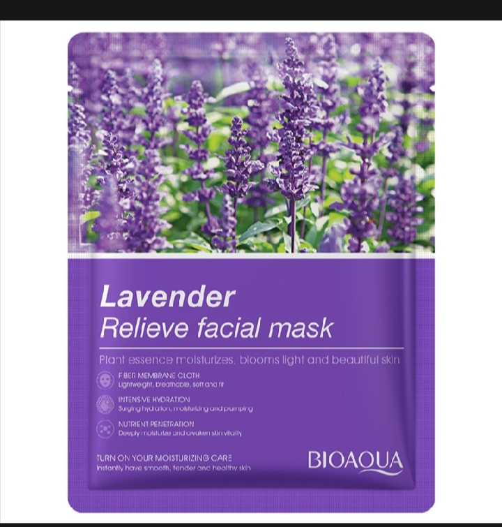 Picture of Bioaqua Plant Fruit Mask Hydrating Moisturizing Skin Color Skin Facial Sheet Mask- 25G - 