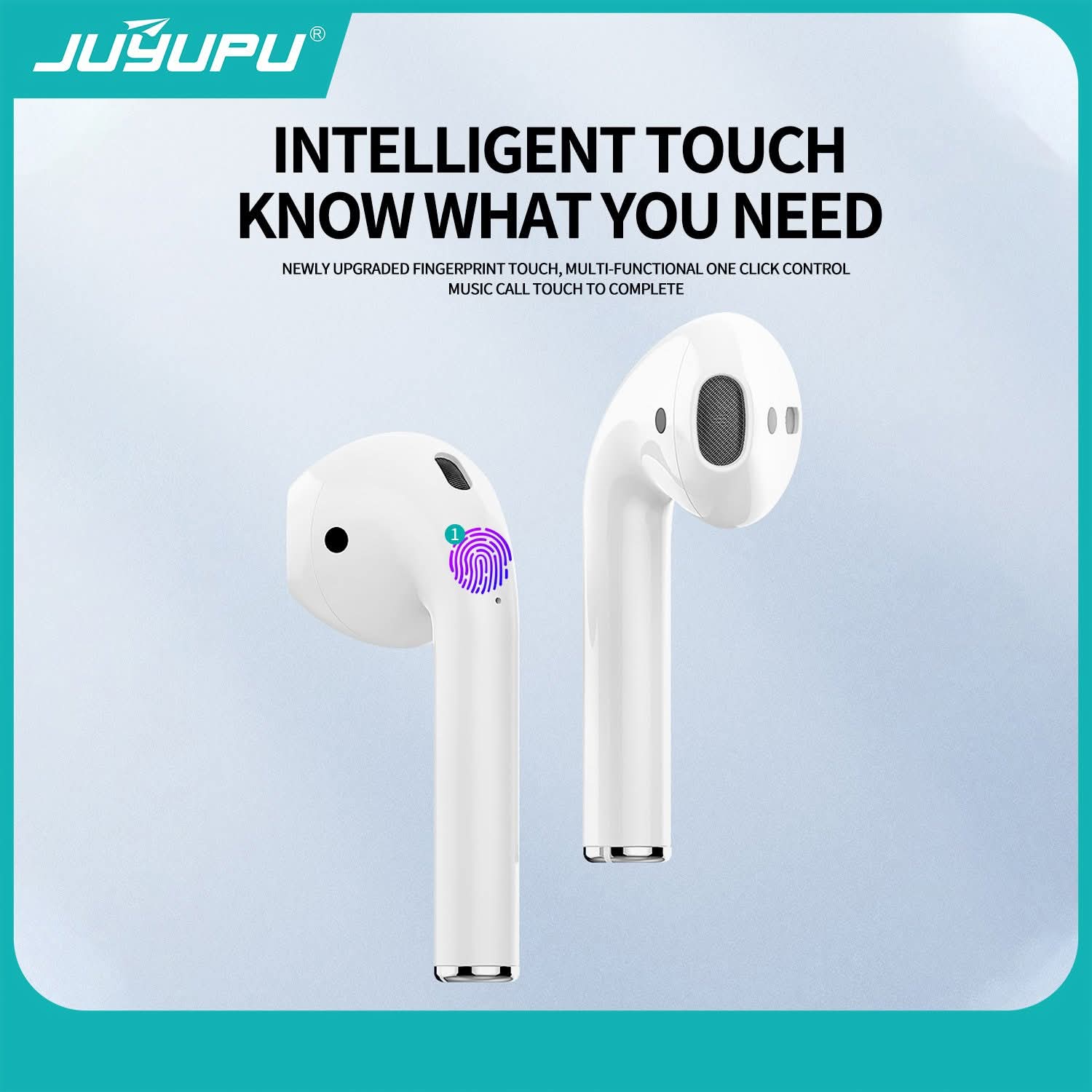 Picture of JUYUPU  M1 Earbuds_Airpods wireless TWS Earbuds - White_tws_earbuds,airpods - White