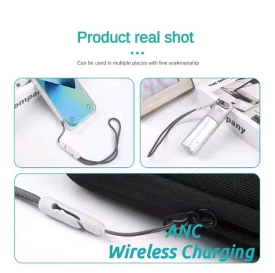 Picture of JUYUPU  A9Pro Earbuds_Airpods pro_ANc_Enc Touch Screen Display with TWS Earbuds - White_tws_earbuds,airpods - White