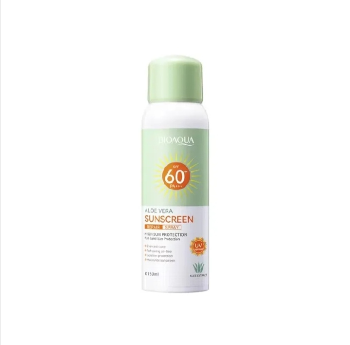Picture of BIOAQUA Aloe Vera SPF 60+ PA+++ High Sun protection Sunscreen Spray-150ml - 