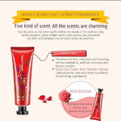 Picture of BIOAQUA Rose hand Cream-30g - 