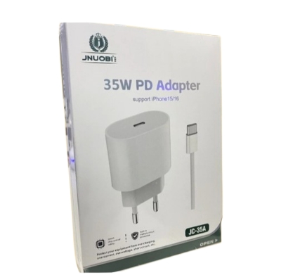 Picture of JNUOBI_JC-11 35W PD Type-C to Type-C Fast Charger Travel Charger 35watt Fast Wall Travel Chargers Adapter Cto C_35w PD - White