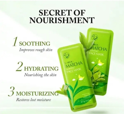 Picture of LAIKOU 5 Pcs/Set Matcha Sleeping Mask- 3g/Each - 