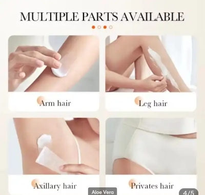 Picture of BIOAQUA Aloe Vera Mild Non Stimulating Hair Removal Cream- 60g - White