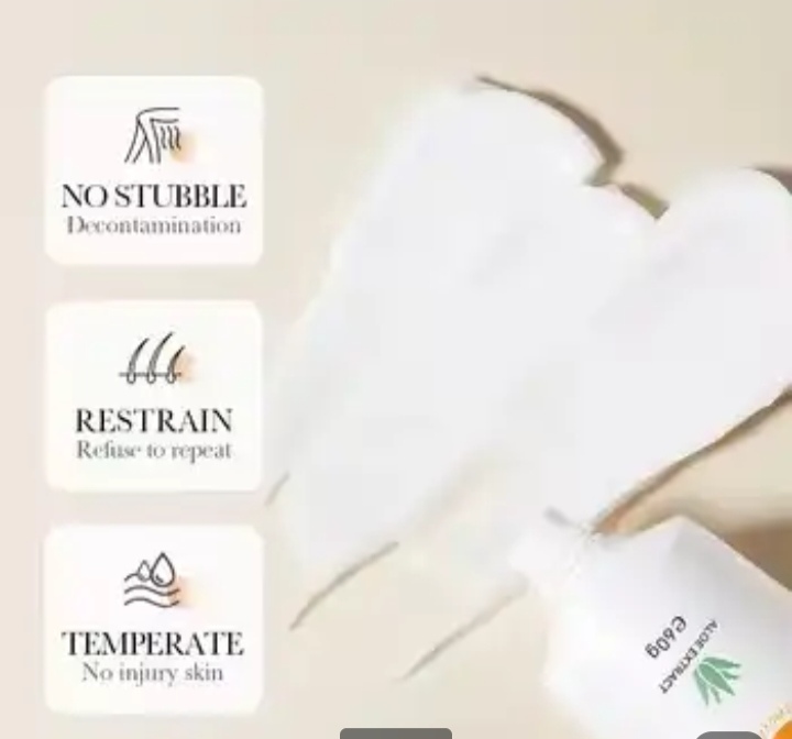 Picture of BIOAQUA Aloe Vera Mild Non Stimulating Hair Removal Cream- 60g - White