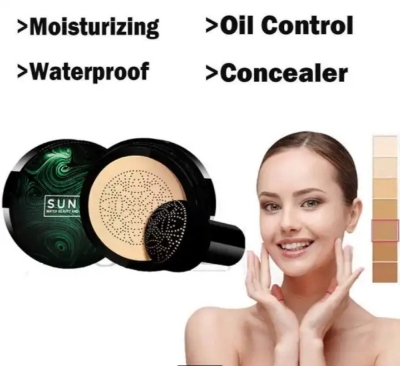 Picture of Mushroom Head Make up Air Cushion Moisturizing Foundation Air-permeable Natural Brightening Makeup CC Cream - 