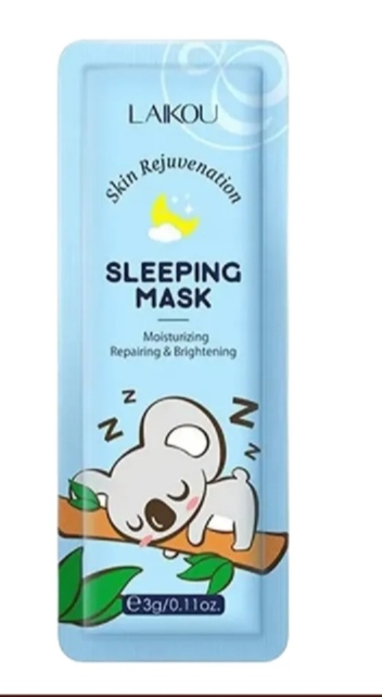 Picture of Laikou Skin Rejuvenation Sleeping Mask For Repairing & Brightening And Moisturizing-15Pcs/Pack - Face Mask - Black Mask - 