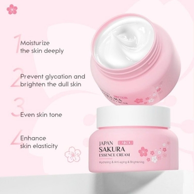 Picture of Laikou Japan Sakura Tone Up Face Cream- 60g - 