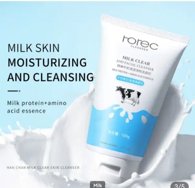 Picture of Rorec Milk Clear Deep Cleansing Facial Cleanser-100g - 