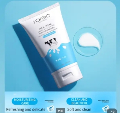 Picture of Rorec Milk Clear Deep Cleansing Facial Cleanser-100g - 