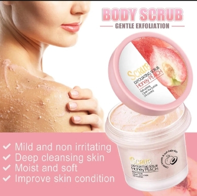 Picture of Fenyi Oil Control Cleansing Exfoliating Honey Peach Scrub-100g - Rose