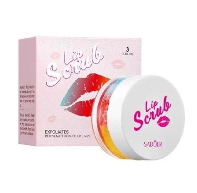 Picture of SADOER 3 Colours Exfoliates Rejuvenate Reduce: Lip Scrub- 20g - 