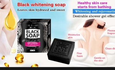 Picture of DR. DAVEY Deep Cleansing Whitning Complex Black Soap-100g - Others