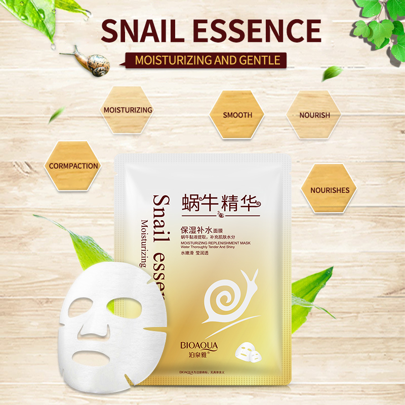 Picture of BIOAQUA Snail Liquid Moisturizing Mask Moisturizing Nourishing Mask Moisturizing Mask - 