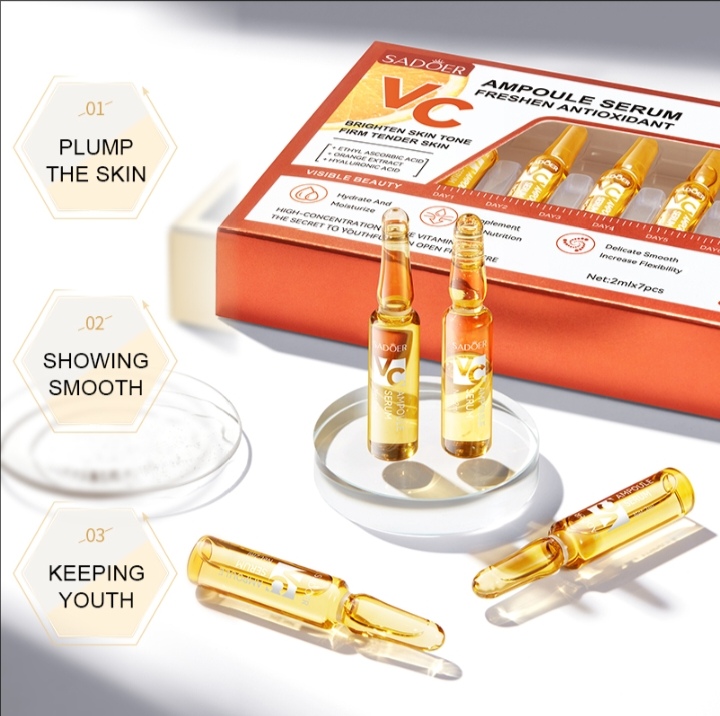 Picture of SADOER Vitamin C Freshen Antioxidant Ampoule Serum- 2mlX7 - 