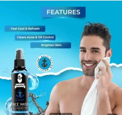 Picture of Muuchstac Men Ocean Deep Cleansing Face Wash- 100ml - 