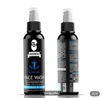 Picture of Muuchstac Men Ocean Deep Cleansing Face Wash- 100ml - 