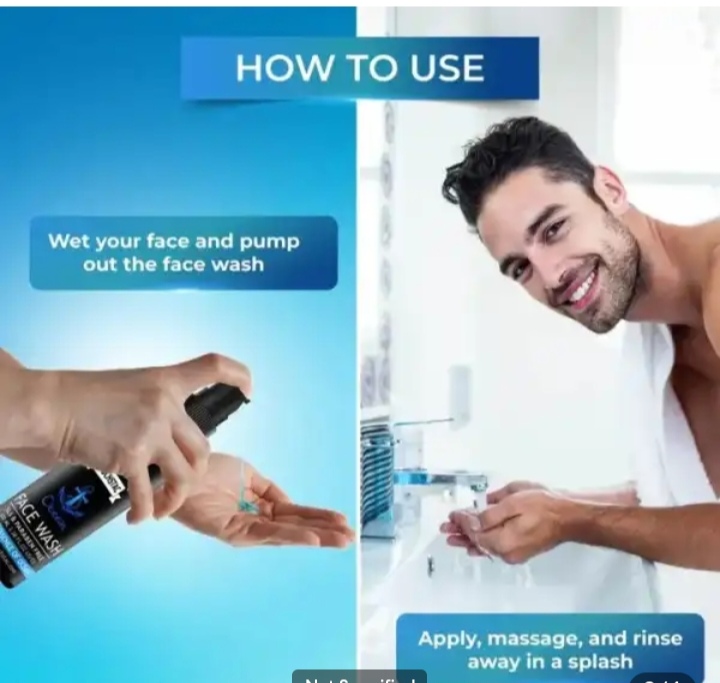 Picture of Muuchstac Men Ocean Deep Cleansing Face Wash- 100ml - 